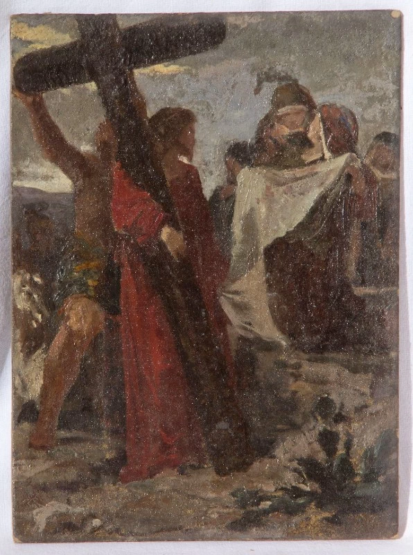 Cristo asciugato dalla Veronica - bozzetto